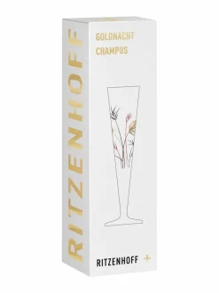 Lasit<Ritzenhoff nacht Champagner 013 -samppanjalasi GOLD