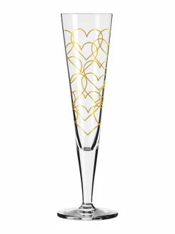 Ritzenhoff Goldnacht Heart and Music -samppanjalasi 205 ML^ Lasit