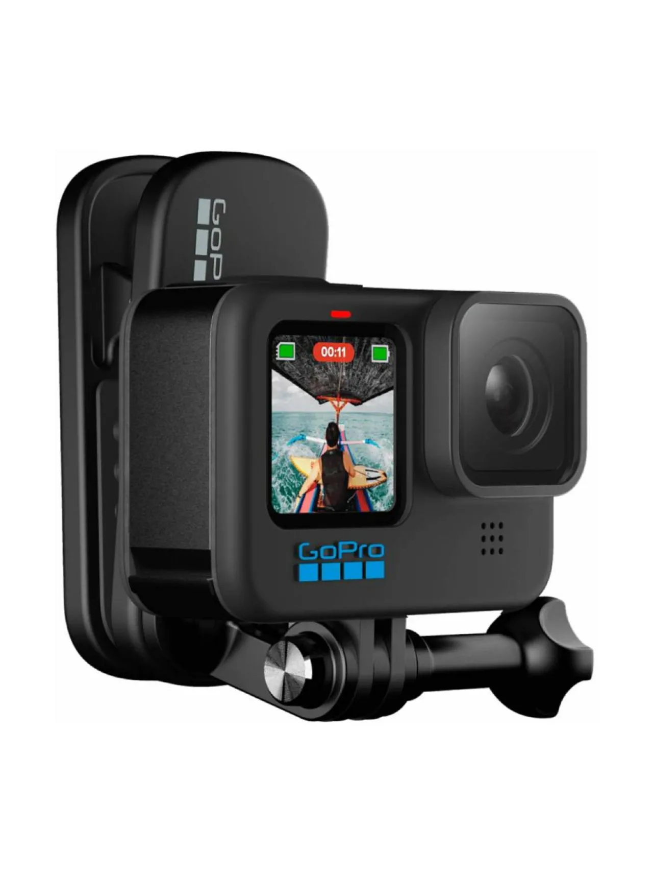 Kamerat<GoPro Magnetic Swivel Clip -magneettinen kiinnitysklipsi