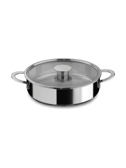 Keitto- & Paistoastiat<Mepra Gourmet-matala kattila 5,5 l ja lasikansi