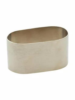 Keittiö- & Kattaustekstiilit<Villa Stockmann Grace-serviettirengas SILVER