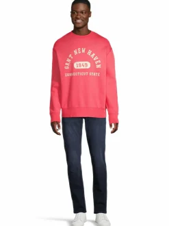 Paidat<GANT Graphic-collegepaita 648 WATERMELON RED