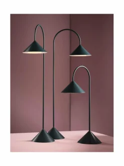 Pöytävalaisimet<Frandsen Grasp Portable -valaisin 72 cm MATT PETROLEUM