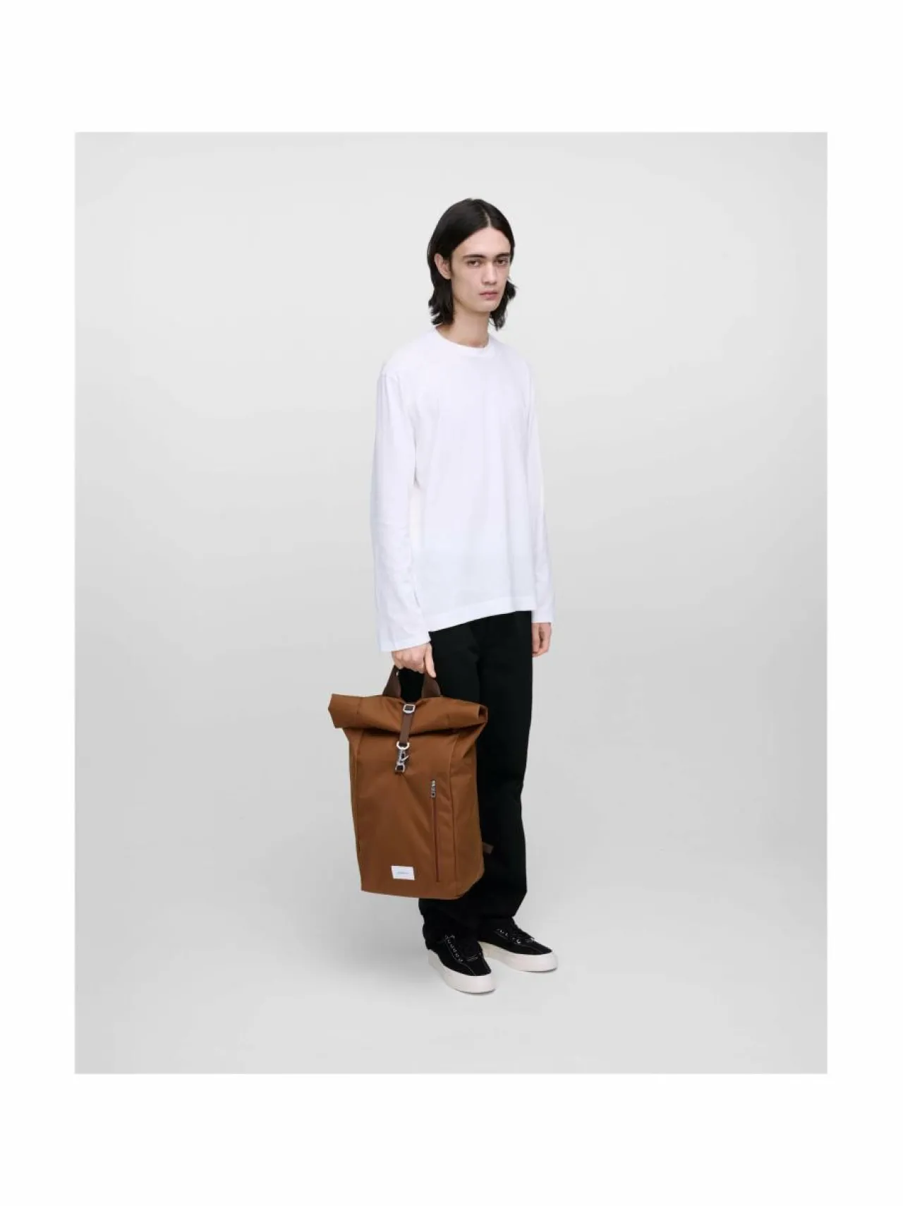 Reput<Sandqvist Ground Rolltop L -reppu SEPIA BROWN