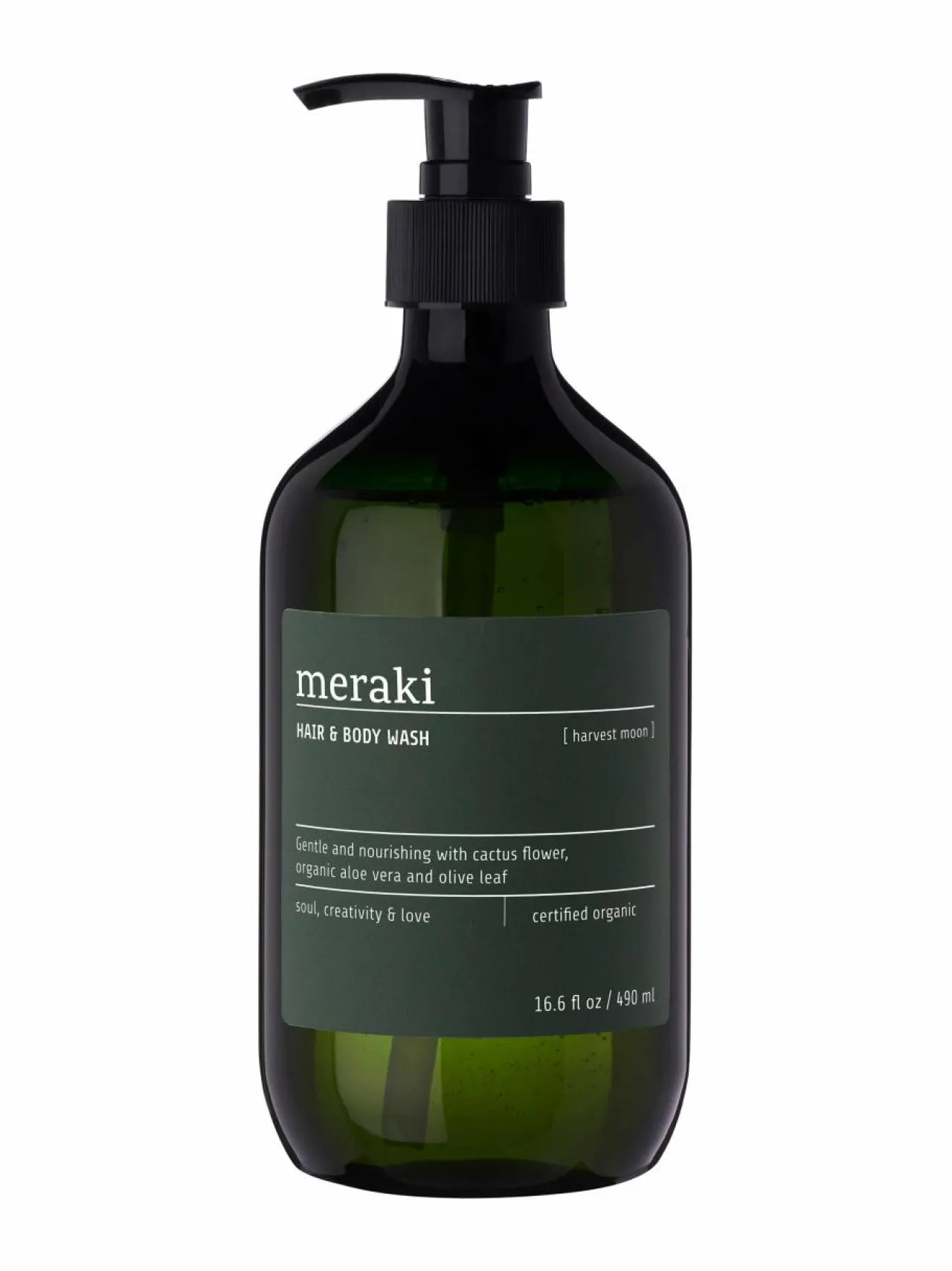 Vartalonhoito<Meraki Hair & Body Wash Harvest Moon - vartalon- ja hiustenpesusaippua 490 ml GREEN