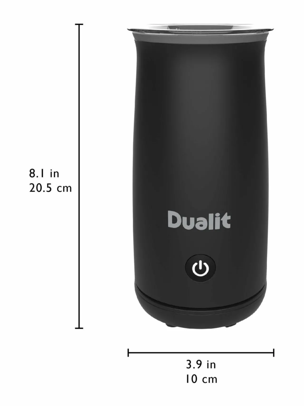 Dualit Handheld Milk Frother -maidonvaahdotin 340 ml^ Kahvin- & Vedenkeittimet