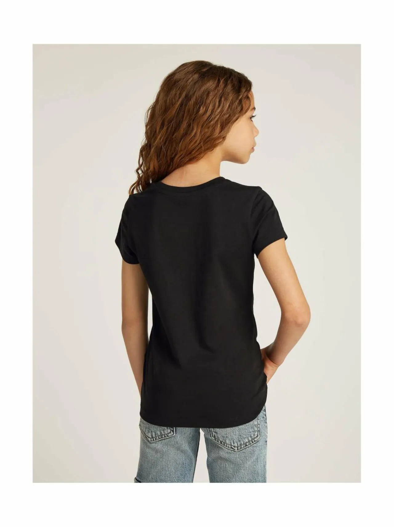 Calvin Klein Kids Handwriting Logo t-paita^ T-Paidat