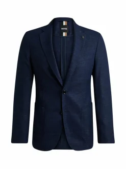Bleiserit<BOSS Hanry Slim Fit -bleiseri 404 DARK BLUE
