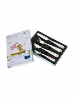 Aterimet & Tarjoiluvälineet<Villeroy & Boch Happy as a Bear -aterinsetti 4 osaa TERÄS