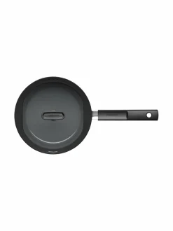 Keitto- & Paistoastiat<Fiskars Hard Face Sauté -paistinpannu kannella, 24 cm BLACK
