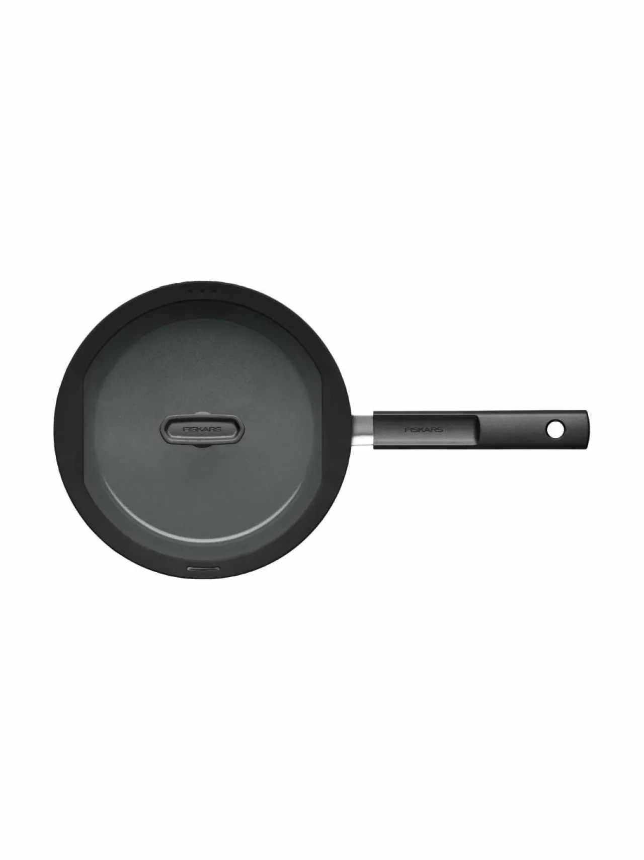 Keitto- & Paistoastiat<Fiskars Hard Face Sauté -paistinpannu kannella BLACK