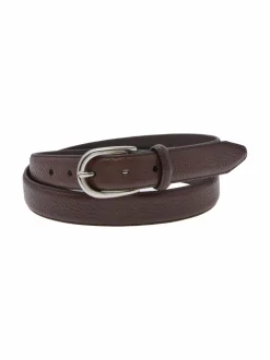 Vyöt<Loake Harry-nahkavyö DKG DARK BROWN GRAIN