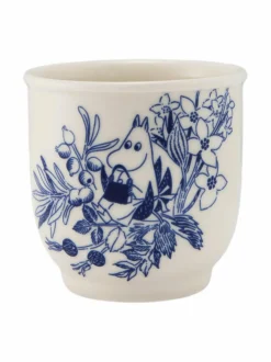 Mukit & Kupit & Asetit<Moomin Arabia Haru Tee -muki 26 cl WHITE-BLUE