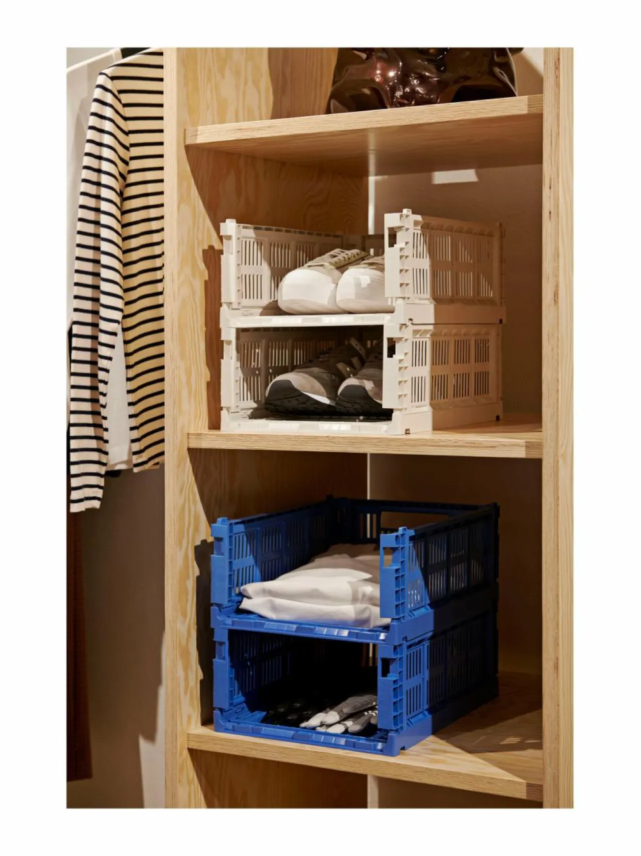 Koriste-Esineet<HAY Colour Crate M -säilytyskori OFF-WHITE