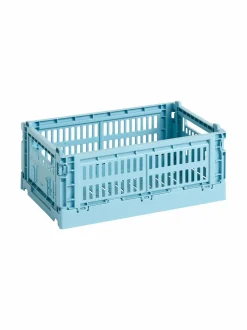 Säilytys<HAY Colour Crate S -säilytyskori LIGHT BLUE