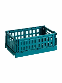 Säilytys<HAY Colour Crate S -säilytyskori OCEAN GREEN
