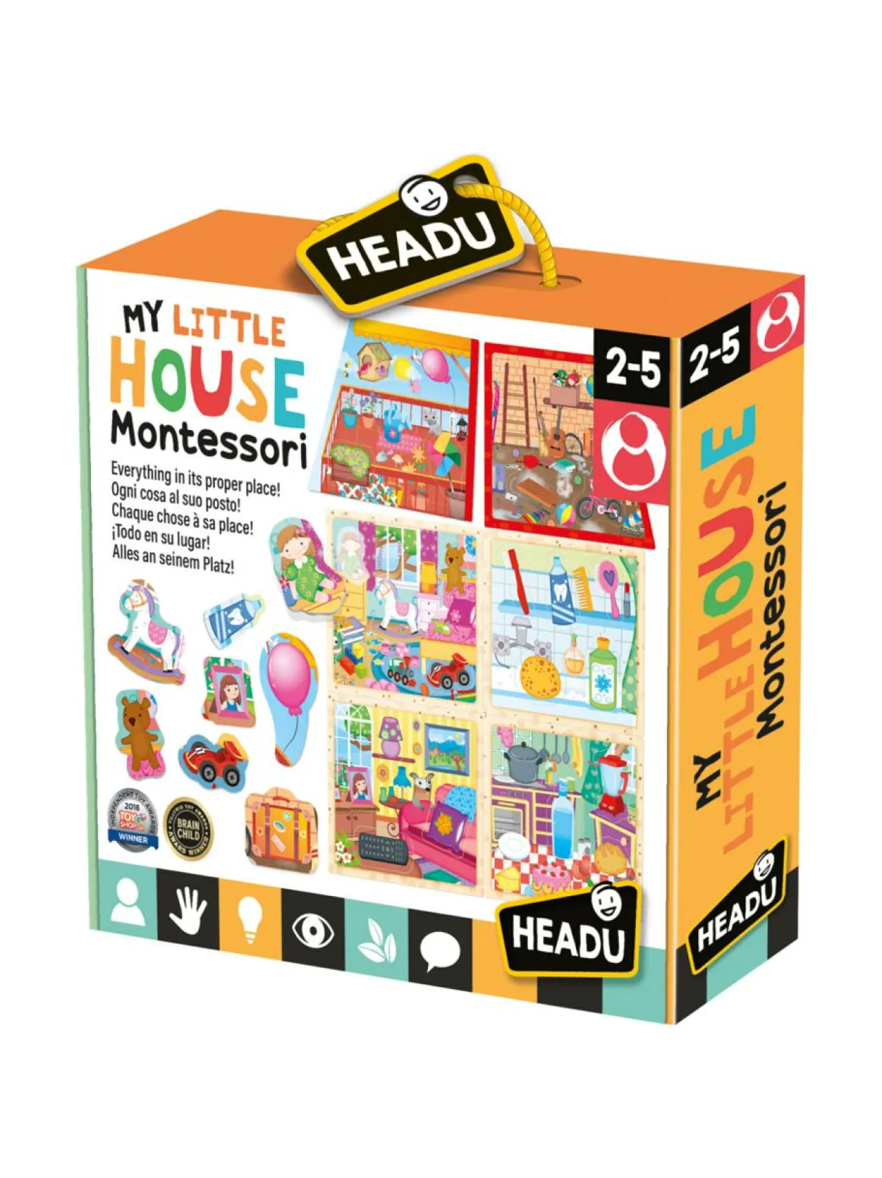 Vauvat & Taaperot<MONTESSORI HEADU -peli Minun pieni taloni