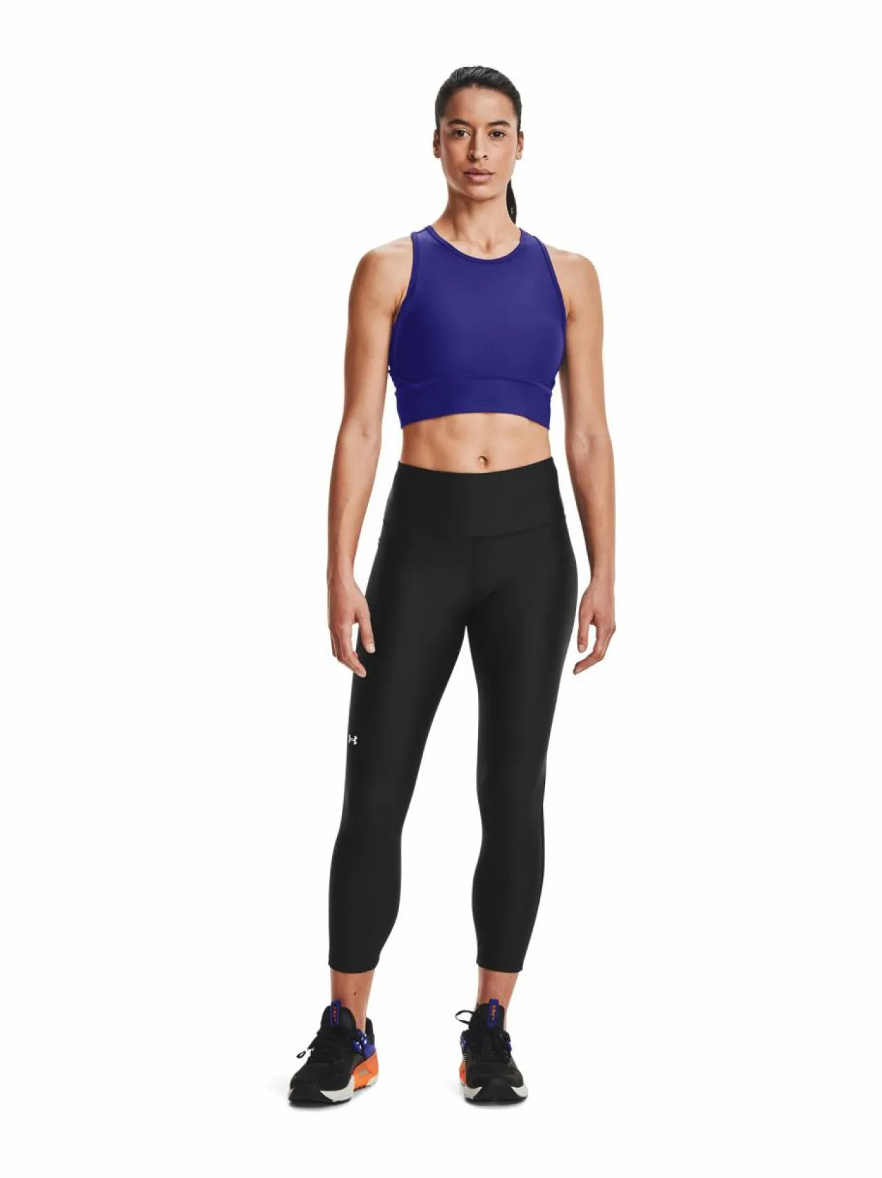 Urheiluhousut & Treenitrikoot<Under Armour HeatGear® Armour Ankle -treenitrikoot 001 BLACK