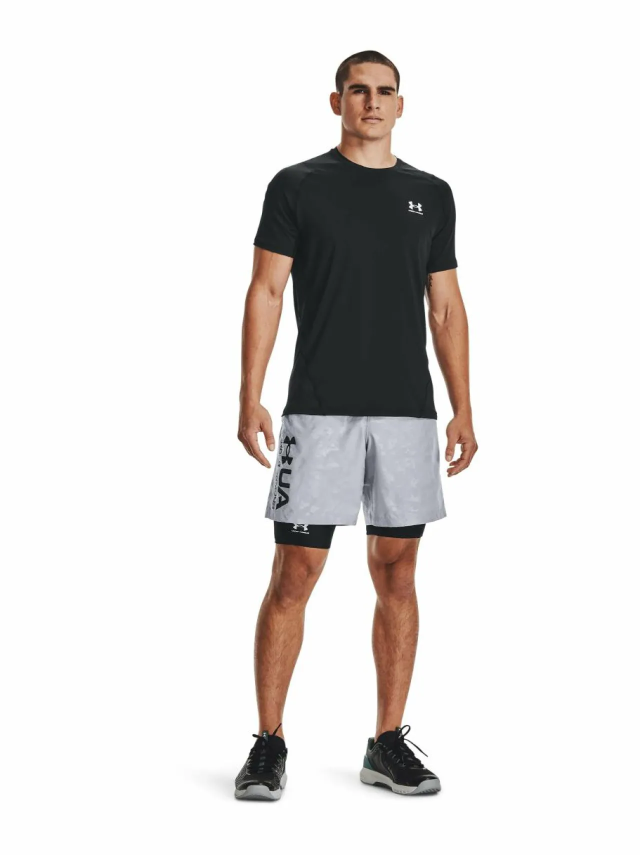 Under Armour HeatGear® Long Compression -urheilushortsit^ Urheiluhousut & Treenitrikoot