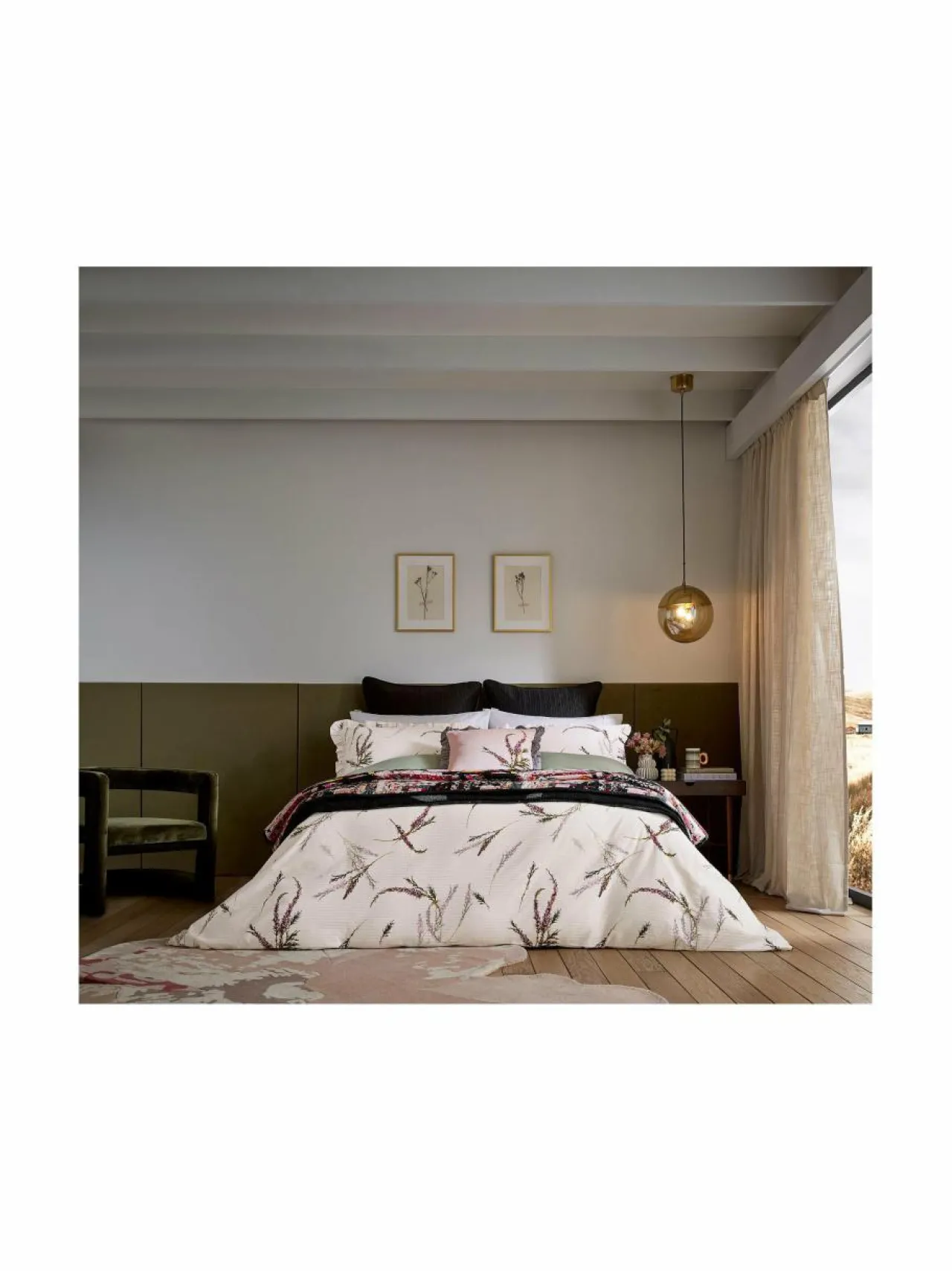 Liinavaatteet<Ted Baker London Heather-pussilakana NATURAL