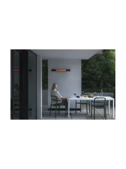 Puutarhavalaisimet & Lyhdyt<Eva Solo Outdoor HeatUp terassilämmitin seinäkiinn. MUSTA