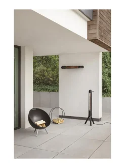 Puutarhavalaisimet & Lyhdyt<Eva Solo Outdoor HeatUp terassilämmitin seinäkiinn. MUSTA