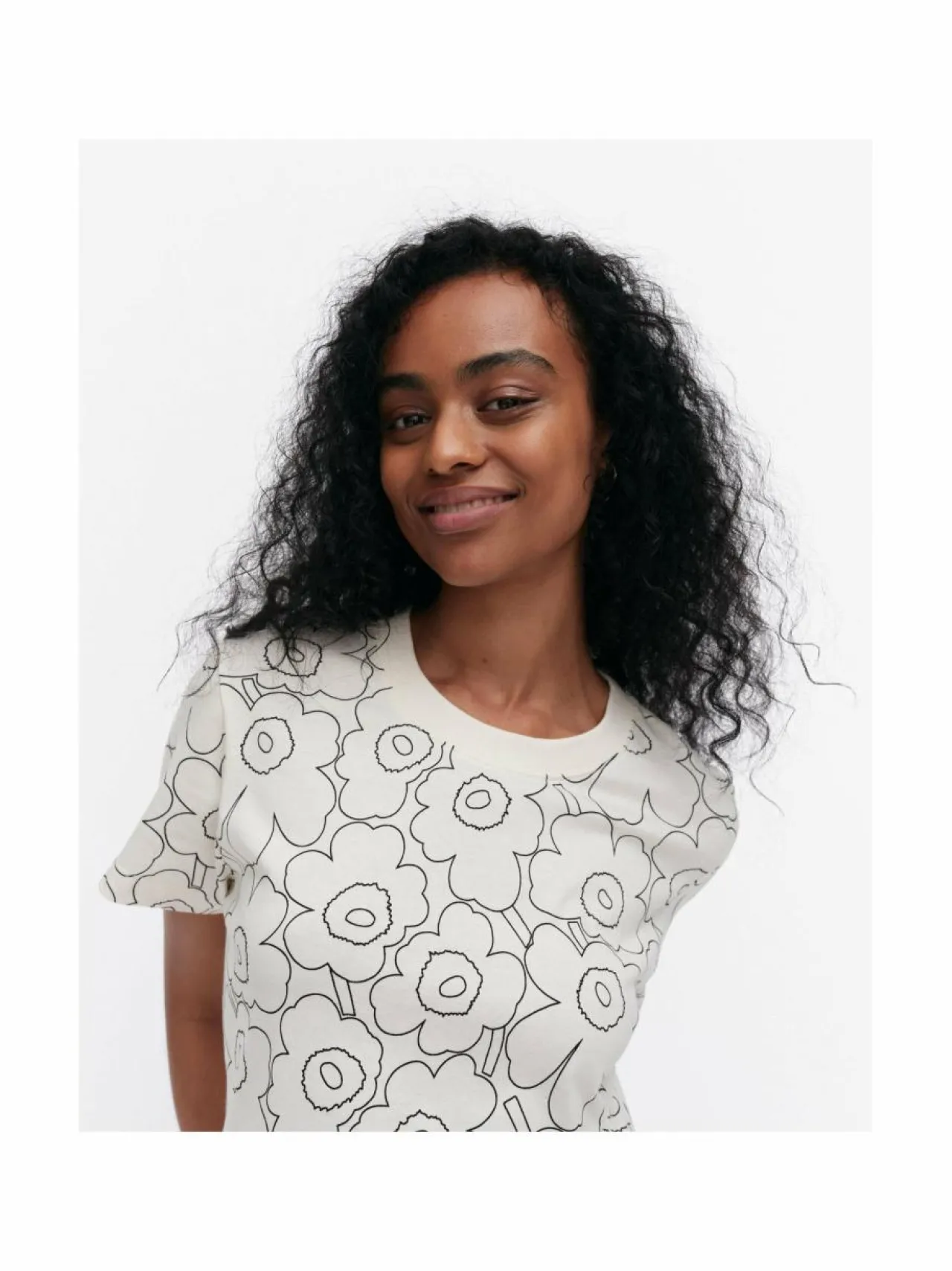 Marimekko Heleys Piirto Unikko t-paita^ Paidat & Puserot