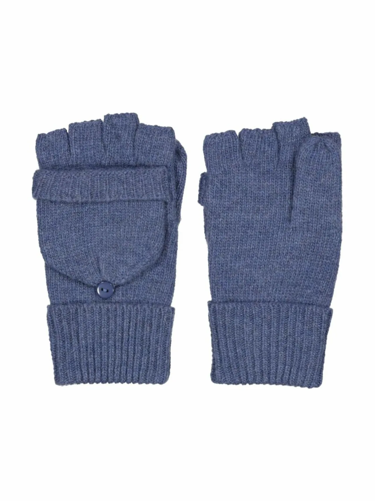 Käsineet<A+more Helmi- puolikäsineet villasta LIGHT BLUE MELANGE