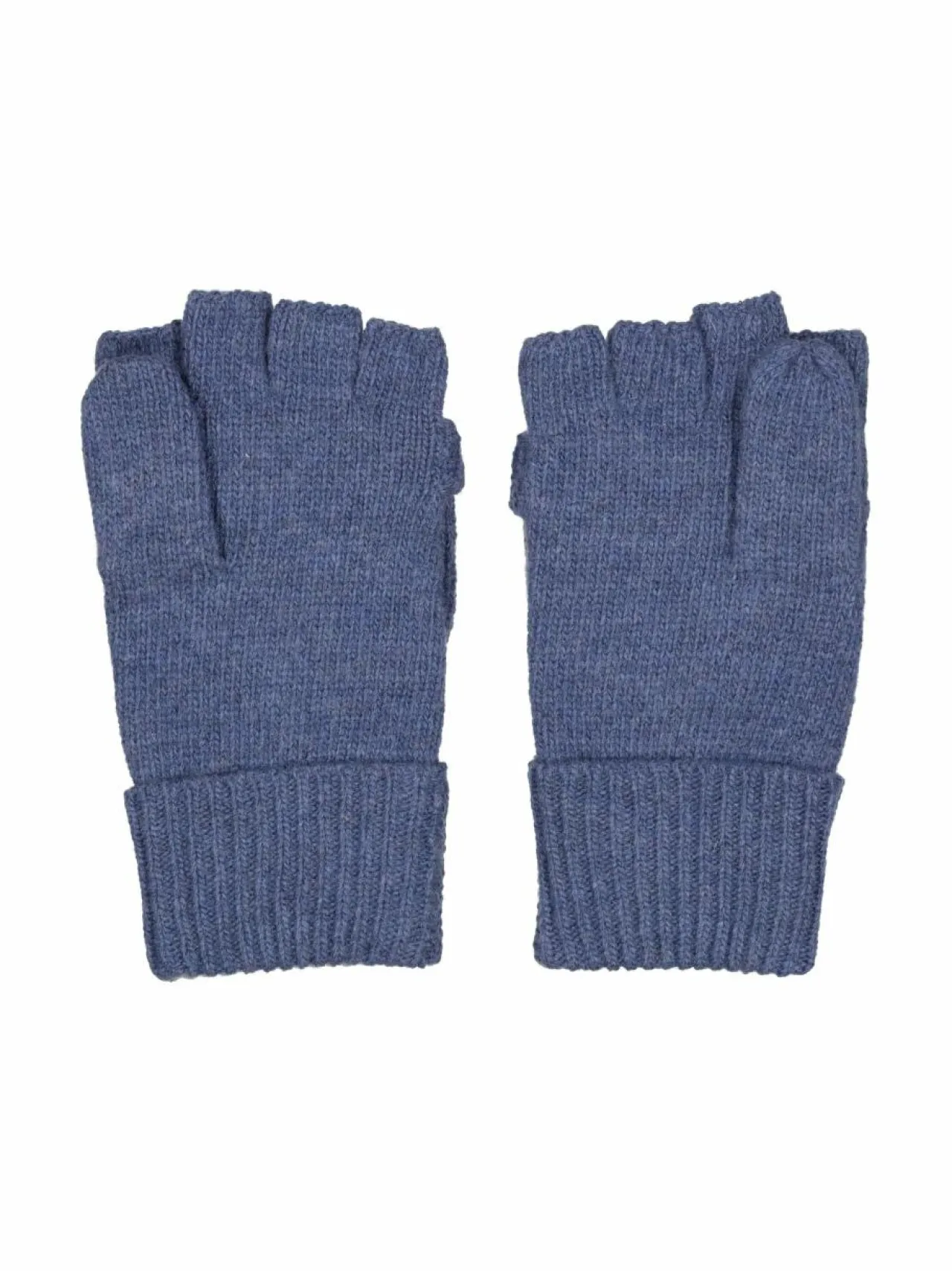 Käsineet<A+more Helmi- puolikäsineet villasta LIGHT BLUE MELANGE