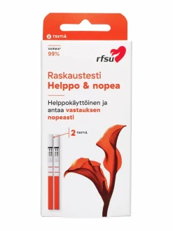 RFSU Helppo & nopea -raskaustesti 2 kpl^ Intiimituotteet
