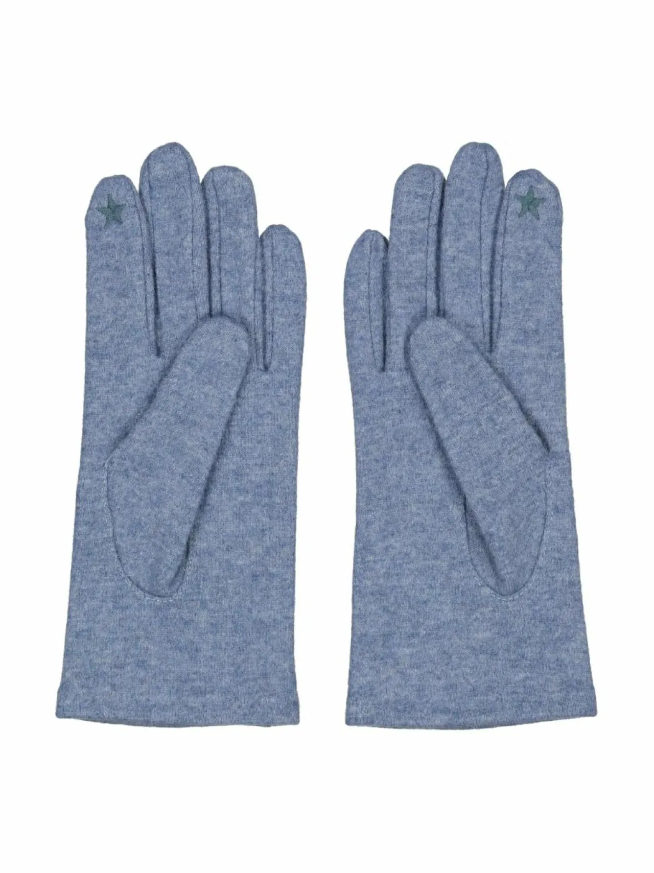 Käsineet<A+more Helvig-villakäsineet kosketusnäyttöllä LIGHT BLUE MELANGE