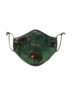 Kasvomaskit<Kowi Kowi Henri Rousseau Monkeys in the Jungle - Kasvomaski