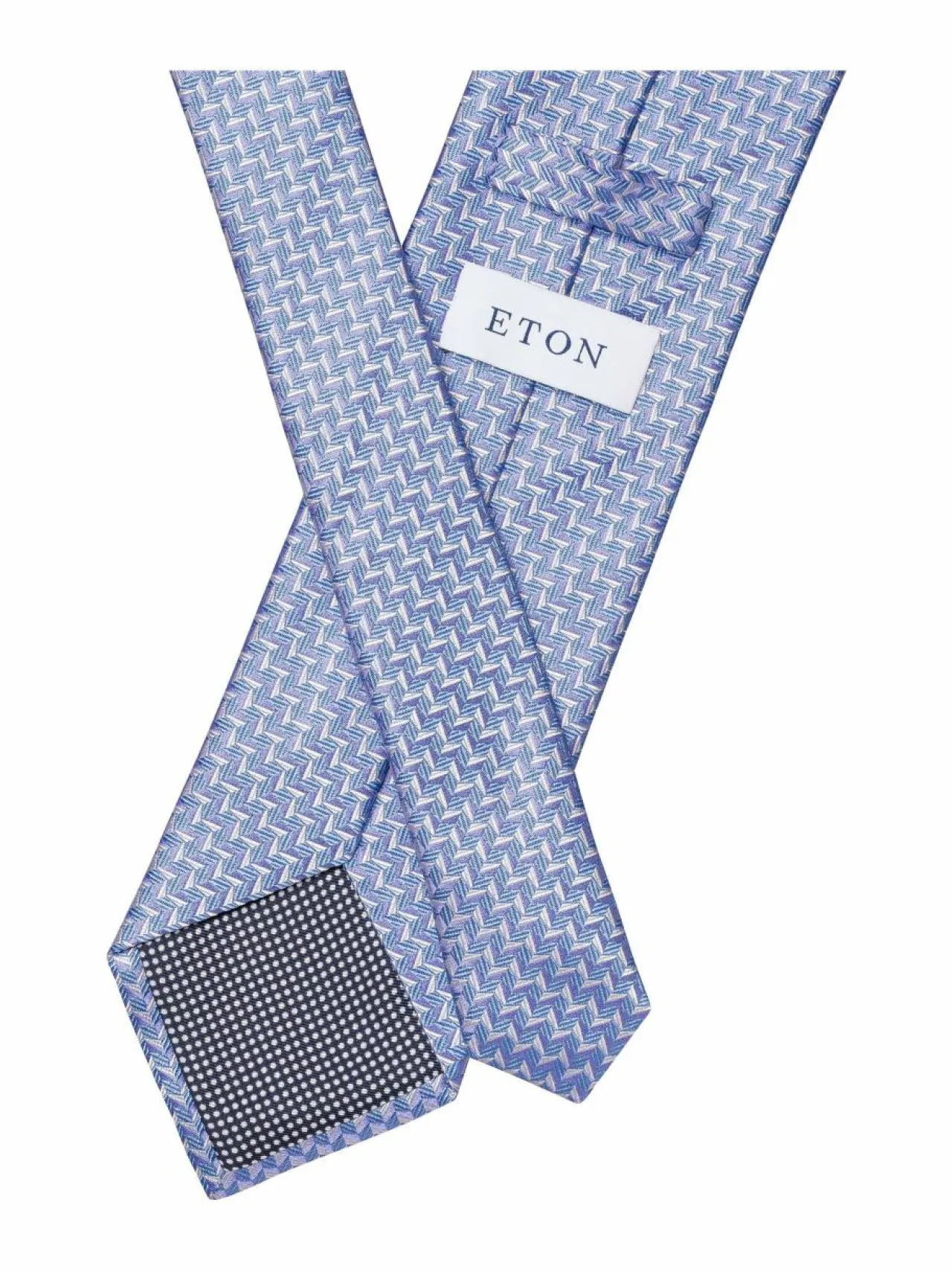Eton Herringbone Geometric -silkkisolmio^ Solmiot & Asusteet