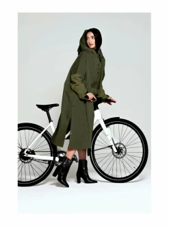 RAINKISS Herringbone-sadeponcho^ Takit