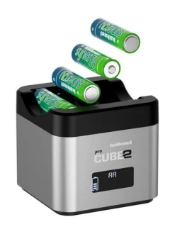 Kamerat<Hähnel proCUBE2 Twin Charger tuplalaturi (Olympus)