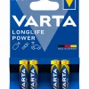 Lamput<Varta High Energy AAA 1.5 V -paristo 4 kpl