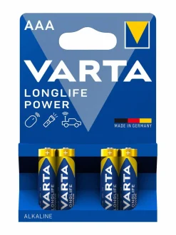 Lamput<Varta High Energy AAA 1.5 V -paristo 4 kpl