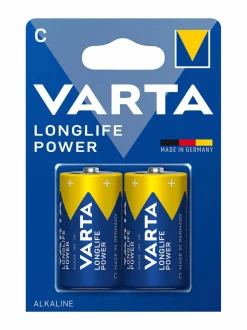Lamput<Varta High Energy C Alkaline -paristo 2 kpl