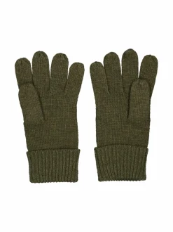 Käsineet<A+more Hilda-neulesormikkaat GREEN MELANGE