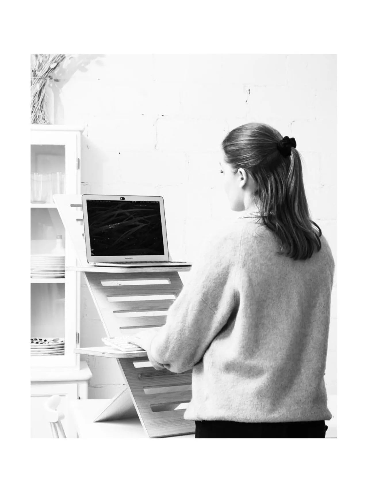 Työpöydät<Hima Furniture Hima Big Lifter seisomatyötaso Anti-fingerprint - Anthracite ANTRASIITTI
