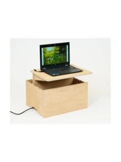 Työpöydät<Hima Furniture Hima Magic Boksi seisomatyöpiste - Spirited Oak TAMMI