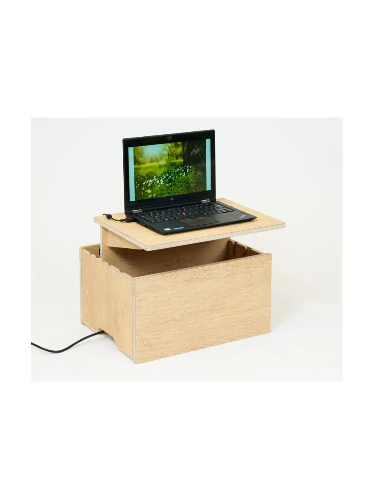Työpöydät<Hima Furniture Hima Magic Boksi seisomatyöpiste - Spirited Oak TAMMI