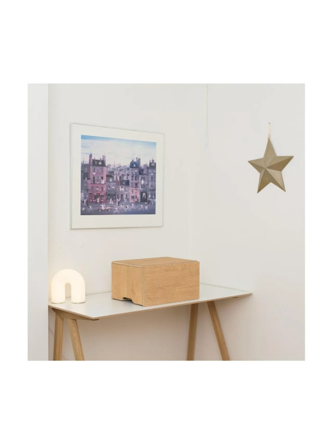 Työpöydät<Hima Furniture Hima Magic Boksi seisomatyöpiste - Spirited Oak TAMMI