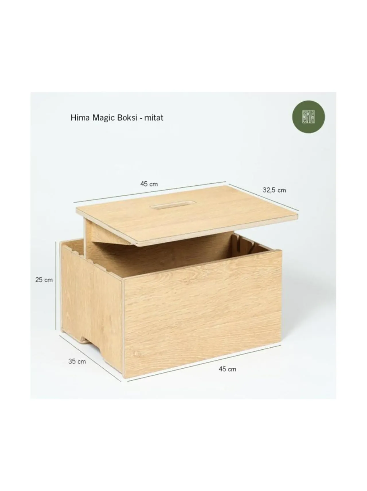 Työpöydät<Hima Furniture Hima Magic Boksi seisomatyöpiste - Leon Ash SAARNI