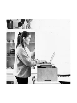 Työpöydät<Hima Furniture Hima Magic Boksi seisomatyöpiste Anti-fingerprint - Anthracite ANTRASIITTI