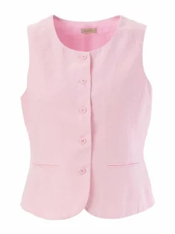 Bleiserit & Jakut<JcSophie Hind-pellavaliivi 539 BALLET PINK
