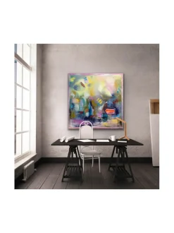 Taulut & Julisteet<Pia Rydman Art Hiomaton timantti, öljyvärimaalaus, Pia Rydman 100x100cm