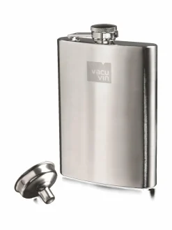 Baari- & Viinitarvikkeet<Vacuvin Hip Flask & Funnel -taskumatti ja suppilo STEEL