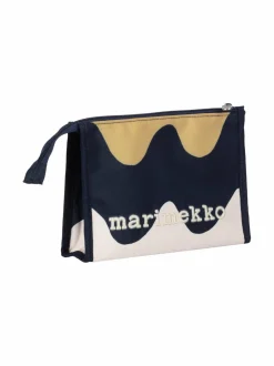 Toiletti- & Meikkilaukut<Marimekko HIPAUS 2 PIKKU LOKKI -kosmetiikkalaukku 588 D.BLUE, BEIGE