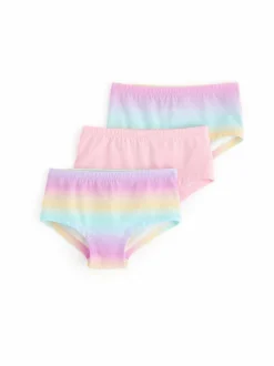 Alusvaatteet<Lindex Hipster Rainbow -alushousut 3-pack 2182 LIGHT PINK